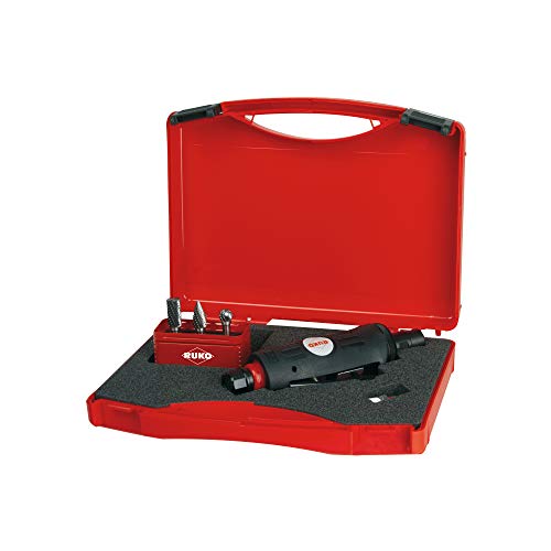 Ruko 116113 kurz Druckluftschleifer Set, Rot von Ruko