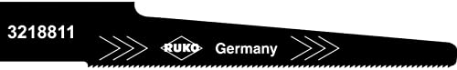 RUKO 3218811 - Pack de 5 sierras de calar acero de corte ultra rápido para sierras neumáticas de carrocería, 91,5 mm (paso 1 mm) RUKO 3218811 - Pack de 5 sierras de calar acero de corte ultra rápido para sierras neumáticas de carrocería, 91,5 mm (paso 1 mm) von Ruko