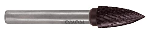 RUKO 116029TC - Fresas metal duro TiCN forma G - SPG Arco en punta (16 x 70 mm) von Ruko