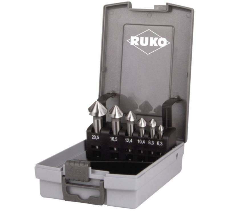 Ruko Bohrersatz 102152RO Kegelsenker-Set, (6-tlg), 6tlg. von Ruko