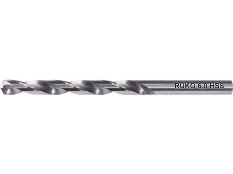 Ruko Spiralbohrer 10er Pack RUKO 214062 Spiralbohrer DIN 338 Typ N Nenn-D. 6,2 mm HSS pr von Ruko