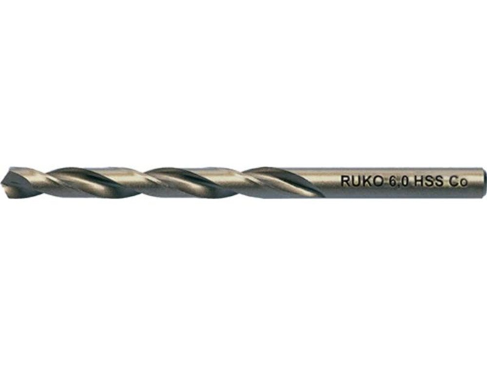 Ruko Spiralbohrer 10er Pack RUKO 215056 Spiralbohrer DIN 338 Typ VA Nenn-Ø 5,6 mm HSS-C von Ruko