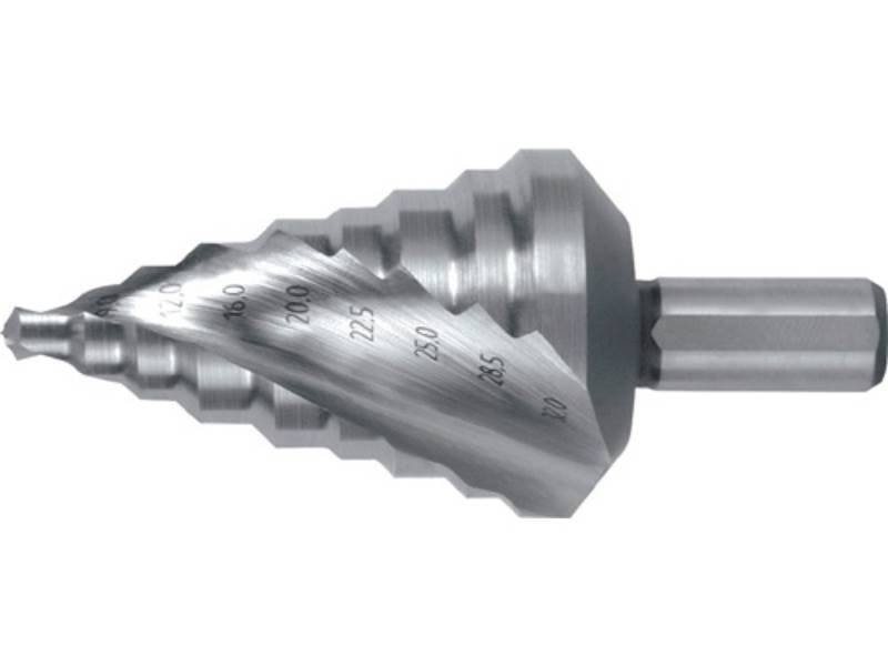 Ruko Stufenbohrer RUKO 101096 Stufenbohrer Bohrbereich 6-32 mm HSS spiralgenutet Stufen von Ruko