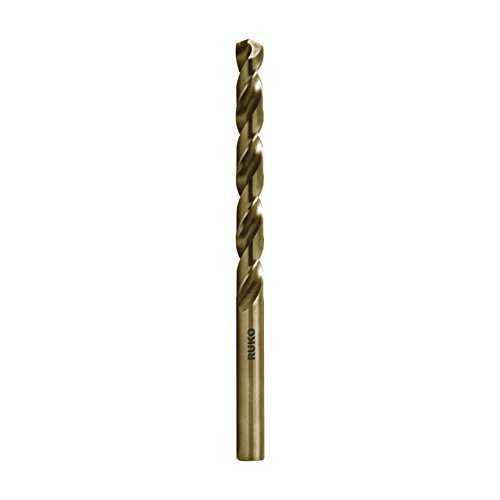 Ruko 215015 Spiralbohrer DIN 338 Typ VA HSSE Co 5 Durchmesser 1, 5 mm, 0 W, 0 V, 10 Stück von RUKO