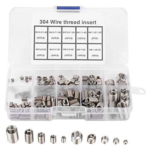 Rukurmo 150 StüCk Gewinde Reparatur EinsäTze M3 M5 M6 M8 Rostfreier Stahl Heli Spule Gewinde Reparatur Einsatz Draht Gewinde Einsatz Sortiment Rukurmo 150 StüCk Gewinde Reparatur EinsäTze M3 M5 M6 M8 Rostfreier Stahl Heli Spule Gewinde Reparatur Einsatz Draht Gewinde Einsatz Sortiment von Rukurmo