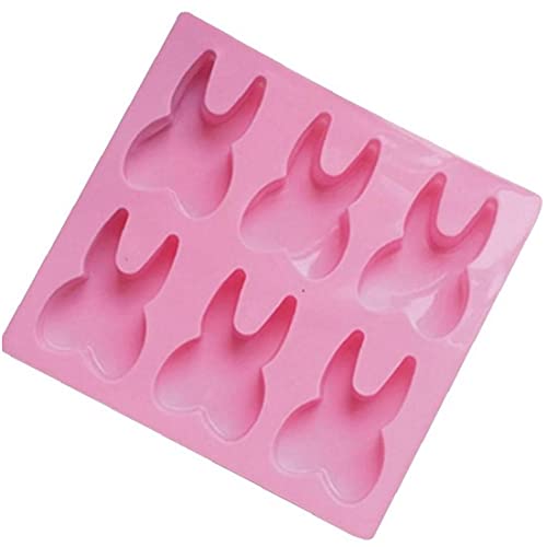 Ruluti 1 stück 6-Loch Zahnförmige Silikonkuchenform Zähne Schokolade Fondant Formen Gelee Pudding Form Kuchen Backform von Ruluti