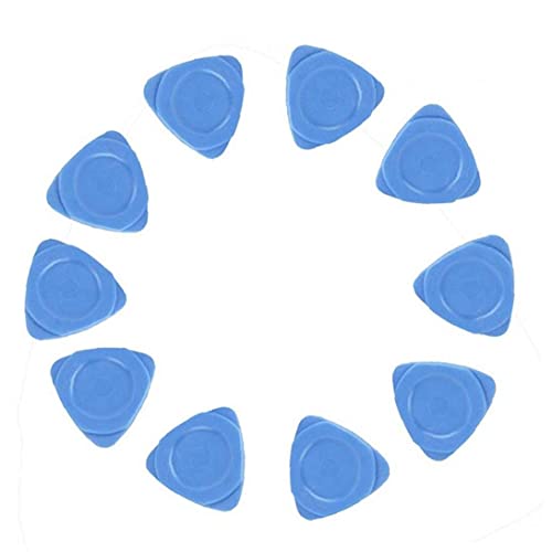 Ruluti 10 Stücke Universal Dreieck Kunststoff Pry Opening Tool Für Handy Laptoptisch LCD-bildschirmkoffer Demontage Blue Guitar Picks von Ruluti