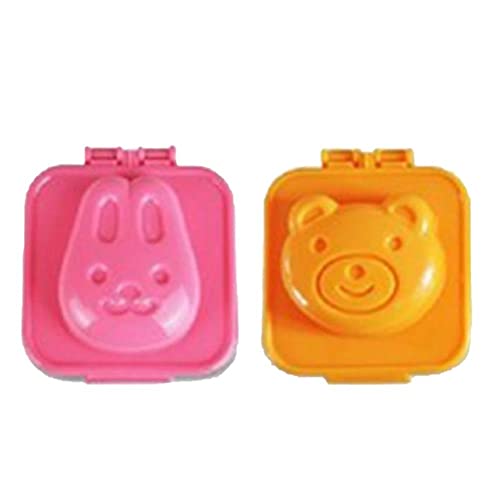 Ruluti 2 Stücke Gekocht Eiform Cartoon Niedlichen Gekocht Eier Sushi Reis Form Form Pan Kochen Diy Werkzeuge Küche Bento Zubehör Für Kinder von Ruluti