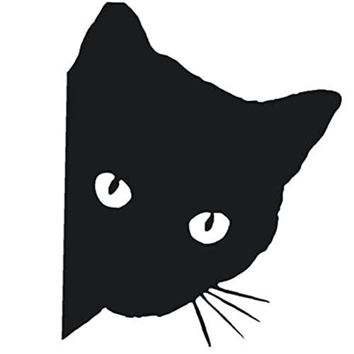 Ruluti Black Cat Autoaufkleber Kratzer Auf Auto-körper-Aufkleber-tür-Aufkleber Für Auto- Wanddekors von Ruluti