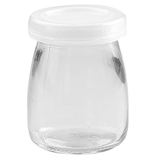 Ruluti Klare Glasflaschen Hübsche Kleine Glasgläser Für Joghurt Pudding Milch Backform Food Storage Container100ml von Ruluti