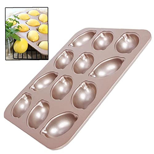 Ruluti Zitrone Kuchenform 12 Hohlräume Nicht Stick Backformen Stahl Zitronen Form Backform Für Pudding Dessert Ruluti Zitrone Kuchenform 12 Hohlräume Nicht Stick Backformen Stahl Zitronen Form Backform Für Pudding Dessert von Ruluti