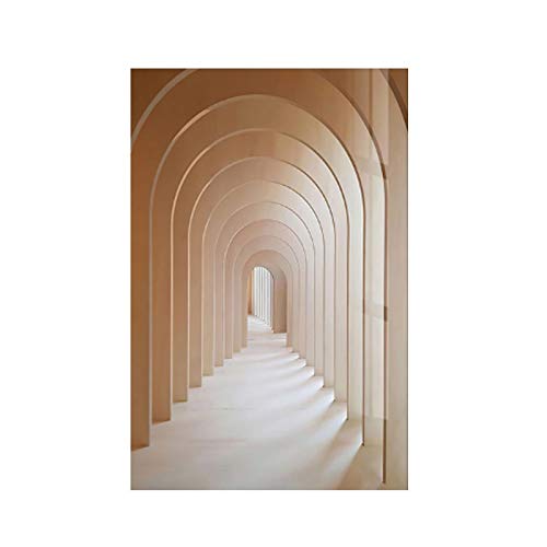 Moderne Schwarz-Weiß-Gebäudelandschaft Poster und Drucke Raum Leinwand Malerei Wandkunst Bilder für Wohnzimmer Home Decor-50x70cm rahmenlos von Rumlly