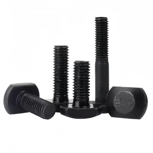 Rummyluck M27x180mm T-Nut-Schiebe-Schrauben Schwarz Kohlenstoffstahl T-Bolzen 1 Stück Rummyluck M27x180mm T-Nut-Schiebe-Schrauben Schwarz Kohlenstoffstahl T-Bolzen 1 Stück von Rummyluck