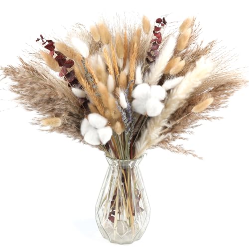 RumonZS 95 Stück Herbst Boho Pampasgras Dekorationa Getrocknetes Pampasgrass Trockenblumenstrauß mit Pampasgras für Das Wohnzimmer Zentrale Esstisch Thanksgiving Herbst Hochzeit Böhmische Stil Deko RumonZS 95 Stück Herbst Boho Pampasgras Dekorationa Getrocknetes Pampasgrass Trockenblumenstrauß mit Pampasgras für Das Wohnzimmer Zentrale Esstisch Thanksgiving Herbst Hochzeit Böhmische Stil Deko von RumonZS