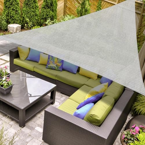 Sonnensegel, Sonnensegel Wasserdich, UV Block Sonnenschutzdach,dreieckig2x2x2m,Draussen Sand Durchlässige Sonnenschutz Terrassenüberdachung, mit UV Schutz für Balkon Garten Terrasse, Grau Sonnensegel, Sonnensegel Wasserdich, UV Block Sonnenschutzdach,dreieckig2x2x2m,Draussen Sand Durchlässige Sonnenschutz Terrassenüberdachung, mit UV Schutz für Balkon Garten Terrasse, Grau von Rumsfel