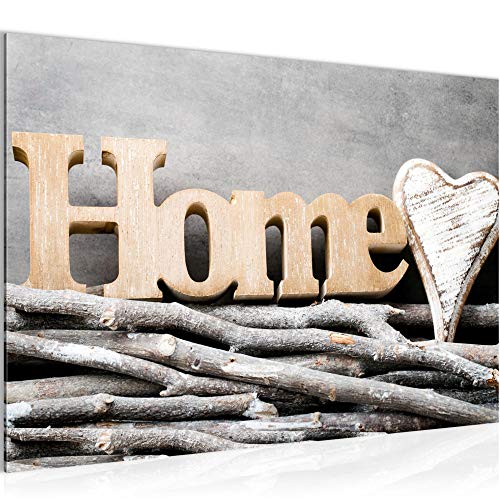 Runa Art Bild Home Herz Modern Wandbilder Schlafzimmer Wohnzimmer 1 Teilig - Made In Germany - Vintage Grau Beige Flur 009515a Runa Art Bild Home Herz Modern Wandbilder Schlafzimmer Wohnzimmer 1 Teilig - Made In Germany - Vintage Grau Beige Flur 009515a von Runa Art