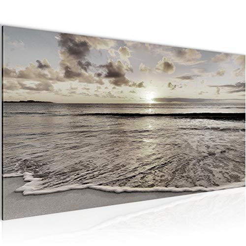 Runa Art Wandbild Sonnenuntergang Strand 1 Teilig 100 x 40 cm Modern Bild auf Vlies Leinwand Welle Schlafzimmer Wohnzimmer Schwarz Weiss 607912c Runa Art Wandbild Sonnenuntergang Strand 1 Teilig 100 x 40 cm Modern Bild auf Vlies Leinwand Welle Schlafzimmer Wohnzimmer Schwarz Weiss 607912c von Runa Art
