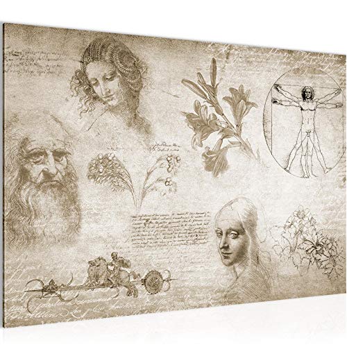 Runa Art Bild Leonardo Da Vinci Modern Wandbilder Wohnzimmer Schlafzimmer 1 Teilig - Made In Germany - Skizze Renaissance Biege Flur 700415a Runa Art Bild Leonardo Da Vinci Modern Wandbilder Wohnzimmer Schlafzimmer 1 Teilig - Made In Germany - Skizze Renaissance Biege Flur 700415a von Runa Art