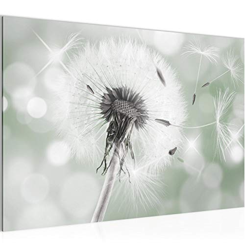 Runa Art Bild Pusteblume Modern Wandbilder Wohnzimmer Schlafzimmer 1 Teilig - Made In Germany - Natur makro Grün Flur 211215c von Runa Art