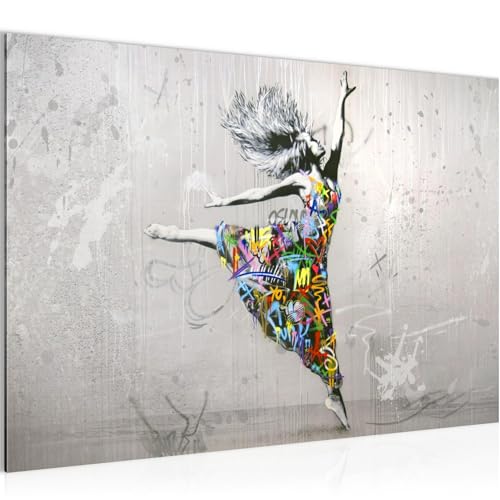 Runa Art Bild Tänzerin Modern Wandbilder Wohnzimmer Loft - Made In Germany - Graffiti Grau Flur 053815a Runa Art Bild Tänzerin Modern Wandbilder Wohnzimmer Loft - Made In Germany - Graffiti Grau Flur 053815a von Runa Art