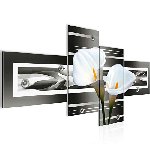 Runa Art Bild XXL 4 Teilig Blumen Calla 200 x 100 cm Kunstdruck auf Vlies Leinwand Wanddeko Wohnzimmer Schlafzimmer 202641a Runa Art Bild XXL 4 Teilig Blumen Calla 200 x 100 cm Kunstdruck auf Vlies Leinwand Wanddeko Wohnzimmer Schlafzimmer 202641a von Runa Art