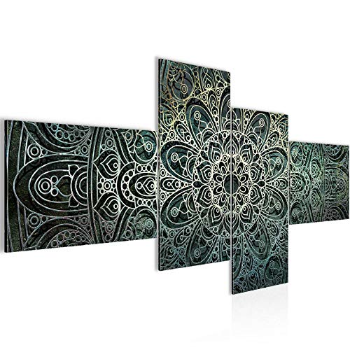 Runa Art Bild XXL 4 Teilig Mandala Abstrakt 200 x 100 cm Kunstdruck auf Vlies Leinwand Wanddeko Wohnzimmer Schlafzimmer 109441a Runa Art Bild XXL 4 Teilig Mandala Abstrakt 200 x 100 cm Kunstdruck auf Vlies Leinwand Wanddeko Wohnzimmer Schlafzimmer 109441a von Runa Art