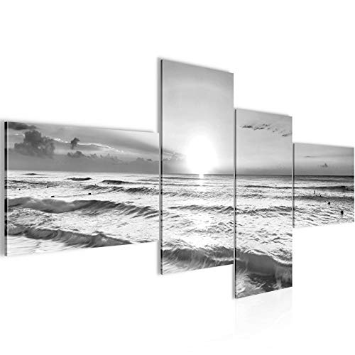 Runa Art Bild XXL 4 Teilig Sonnenuntergang Strand 200 x 100 cm Kunstdruck auf Vlies Leinwand Wanddeko Schlafzimmer Wohnzimmer 023741c Runa Art Bild XXL 4 Teilig Sonnenuntergang Strand 200 x 100 cm Kunstdruck auf Vlies Leinwand Wanddeko Schlafzimmer Wohnzimmer 023741c von Runa Art