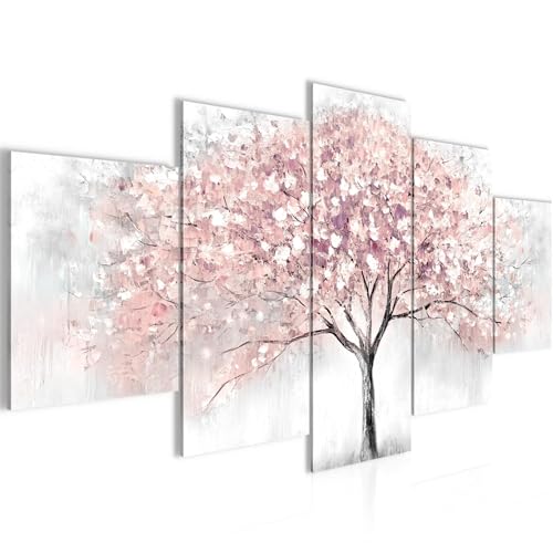 Runa Art - Bilder Baum Herbst 200 x 100 cm 5 Teilig XXL Wanddekoration Design Grau Rosa Natur 053251b Runa Art - Bilder Baum Herbst 200 x 100 cm 5 Teilig XXL Wanddekoration Design Grau Rosa Natur 053251b von Runa Art