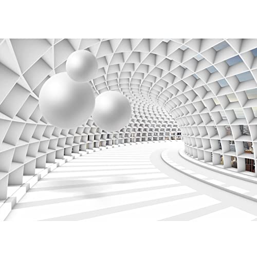 Runa Art - Fototapete 3D Abstrakt - Vlies Wand Tapete Wohnzimmer Schlafzimmer Moderne Wanddeko Weiss 528 x 280 cm 9223015c Runa Art - Fototapete 3D Abstrakt - Vlies Wand Tapete Wohnzimmer Schlafzimmer Moderne Wanddeko Weiss 528 x 280 cm 9223015c von Runa Art