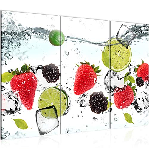 Runa Art Wandbilder Küche Obst Bild XXL Esszimmer Küchenbilder Weiss Bunt Lebensmittel 120 x 80 cm 3 Teilig 019331a Runa Art Wandbilder Küche Obst Bild XXL Esszimmer Küchenbilder Weiss Bunt Lebensmittel 120 x 80 cm 3 Teilig 019331a von Runa Art