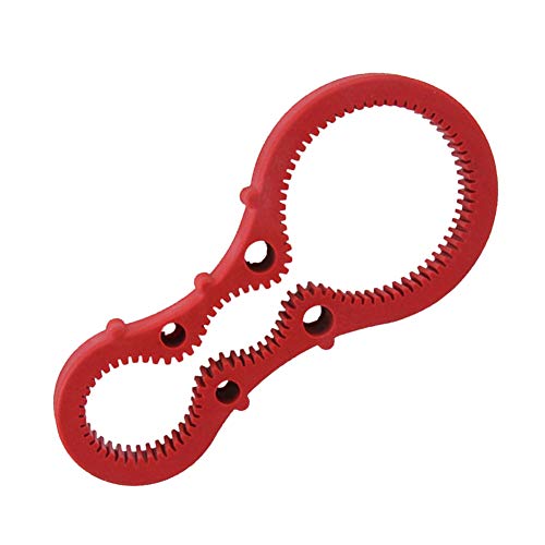 Runaup 3 in 1 Silikon Multi Opener Tool, Küche Grippers Jar kann Flaschenöffner für schwache Hände Senioren mit Arthritis (Rot) von Runaup
