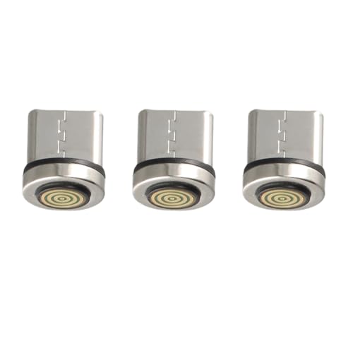 Rundago 3 Stück Magnet Adapter 7 PIN, Allgemein Magnet Adapter Anschluss Stecker, Micro USB magnetisches stecker/Type C magnetisches stecker für Magnet Ladekabel (3 Stück-Micro) von Rundago