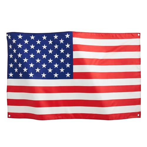 Runesol Amerika, USA Flagge 3x5, 91x152cm, Vereinigte Staaten, 4 Ösen, Messing Öse In Jeder Ecke, Feiern Sie Amerikanische, Rot, Darts, Weiß, Blau, PGA Golf, Premium-Flaggen, Wasserdicht, Innen, Außen von Runesol