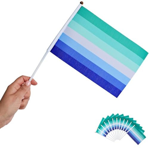 Runesol Vincian Pride 12er Packung, 14 x 21 cm Mini LGBTQ Handfahnen, Pride Day Dekoration Runesol Vincian Pride 12er Packung, 14 x 21 cm Mini LGBTQ Handfahnen, Pride Day Dekoration von Runesol