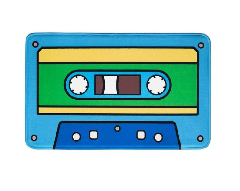 Rungassi Fußmatte Fußmatte Badematte Badvorleger Duschmatte Tape Hellblau 80cm x 50cm von Rungassi