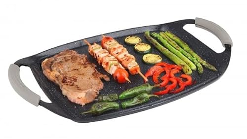 Grillpfanne Grillplatte BBQ Induktion Aluguss beschichtet CF-GP47 von Rungassi