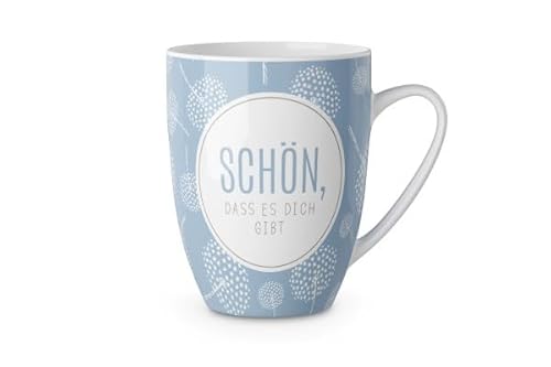 Kaffeetasse Kaffee Tee Tasse Becher 250 ml Thema "Entspann Dich" (Die beste Zeit ist jetzt - Feder) (Schön, dass es dich gibt - Pusteblume) von Rungassi