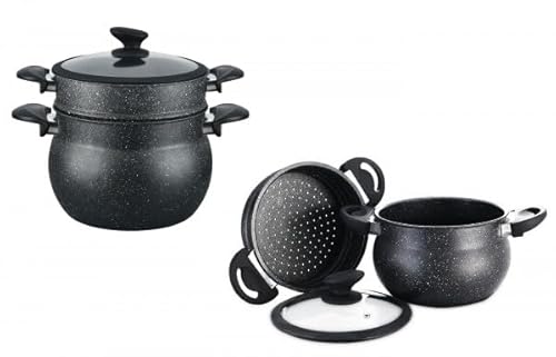 Rungassi Couscous Kuskus Topfset 3 TLG. ca.12 L Dampfgarer Ø 26 CF-COUS12 von Rungassi