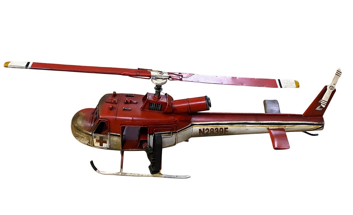Rungassi Dekoobjekt Nitsche Blechmodell Bell - Helicopter (371242) Hubschrauber Flieger von Rungassi