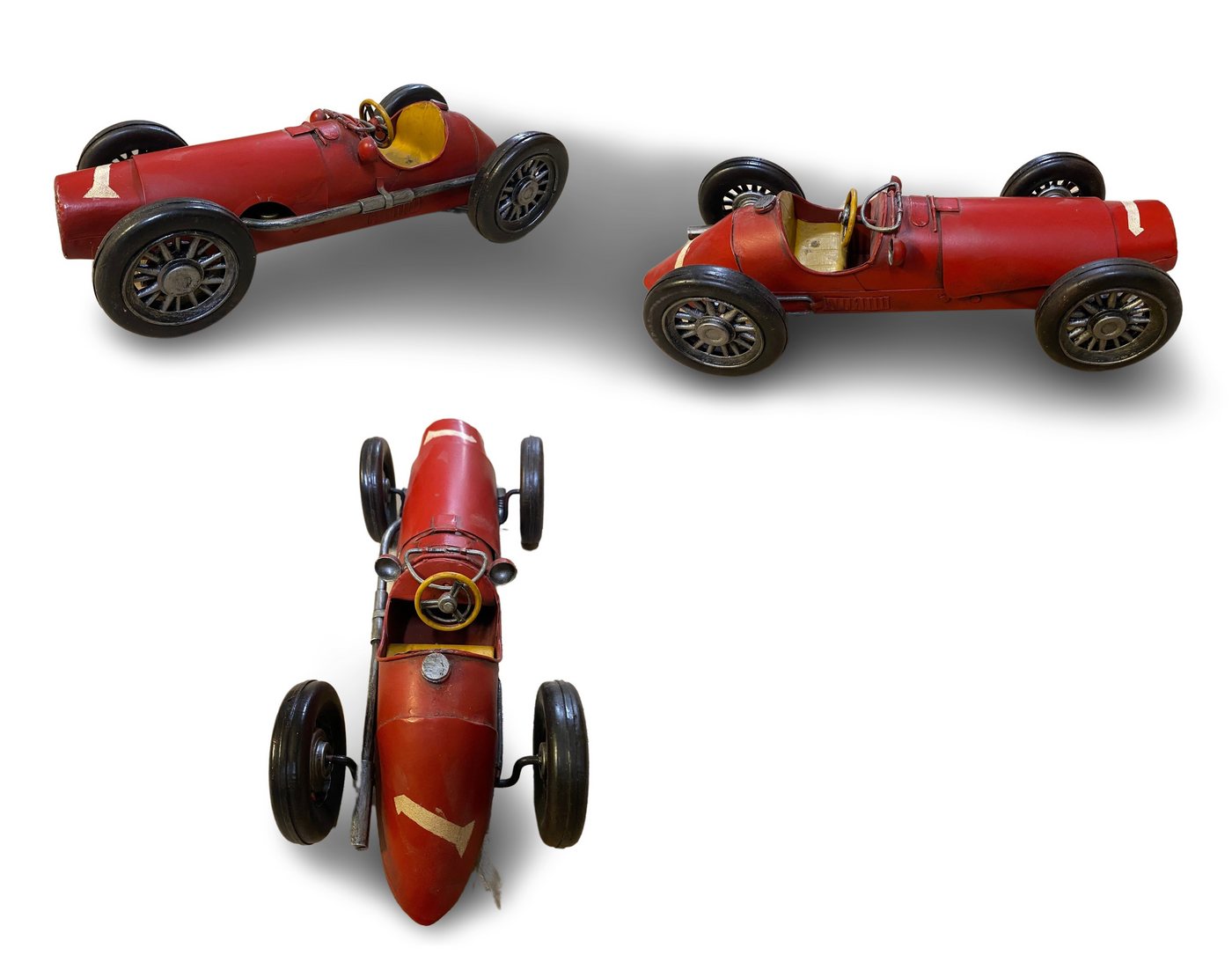 Rungassi Dekoobjekt Nitsche Blechmodell Italienischer Sportwagen Rot (37295) Rennwagen von Rungassi