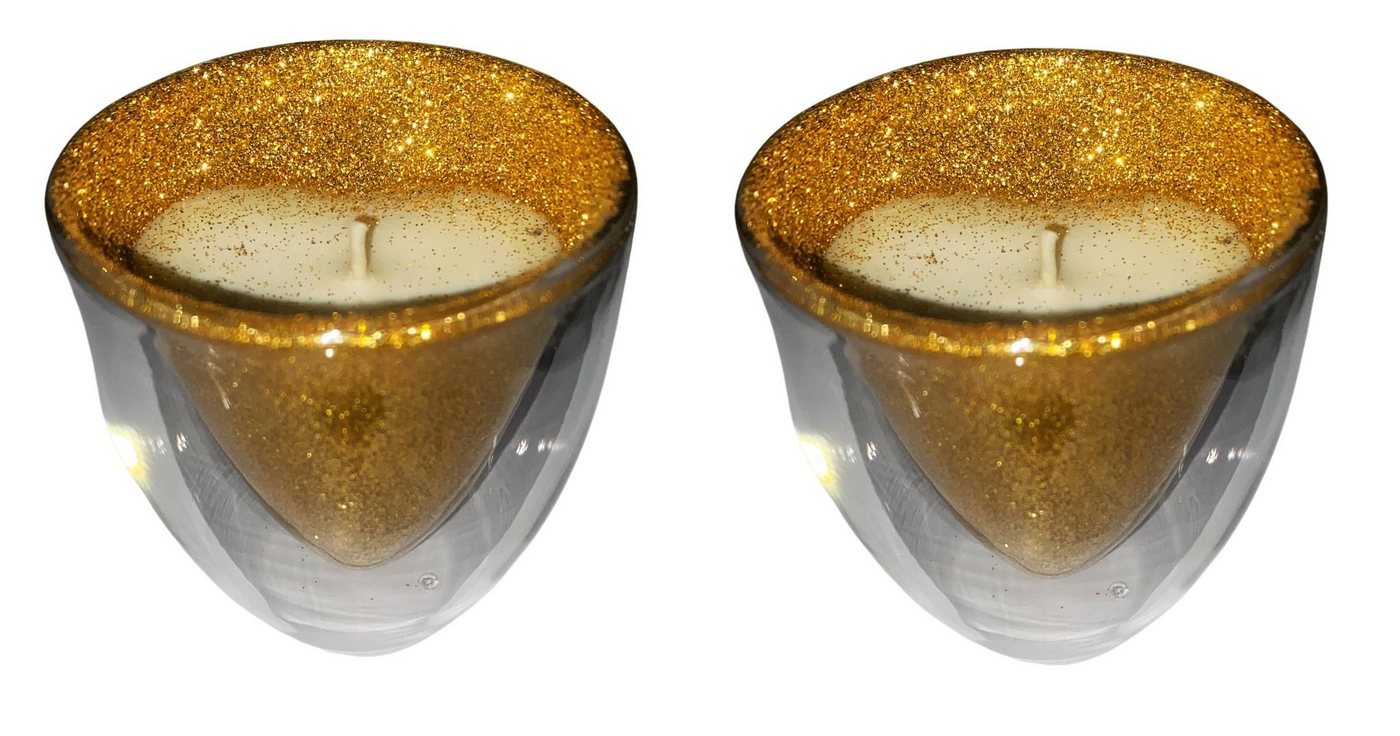 Rungassi Duftkerze 2er Set Duftkerzen in Herzbecher aus Doppelwandigem Glas Rungassi Duftkerze 2er Set Duftkerzen in Herzbecher aus Doppelwandigem Glas von Rungassi
