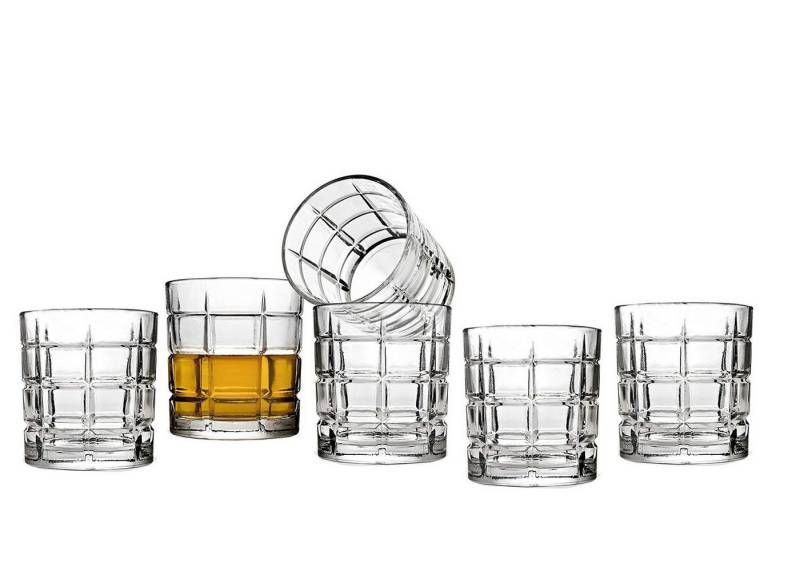 Rungassi Gläser-Set Whisky-Gläser Trinkglas Wasser Cocktail Gläserset 6-tlg. 350ml, Glas von Rungassi