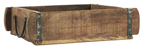 Rungassi Holz Aufbewahrung-Box Ziegelform Vintage Dekoration (Schublade 30x25x8cm) von Rungassi