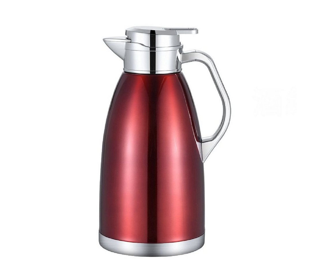 Rungassi Isolierkanne Thermoskanne Isolierkanne Kaffeekanne 2,3 Liter FLSK2,3 Farbe: rot von Rungassi