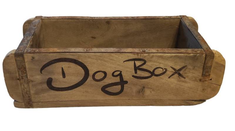 Rungassi Schubladenbox alte Ziegelform "Dog-Box" Unika alte Backsteinform von Rungassi