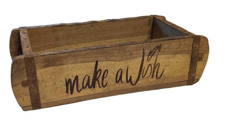 Rungassi Schubladenbox alte Ziegelform "make a Wish" Unika alte Backstein von Rungassi