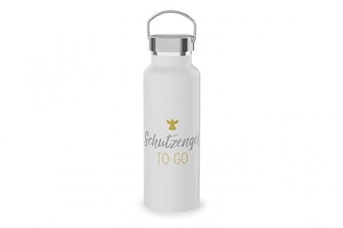 Thermoflasche Isolierflasche Trinkflasche 0,5L Edelstahl Maritim Engel (Schutzengel to go - Engel - 539655) von Rungassi