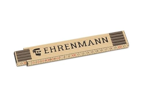 Zollstock Meterstab Holz Gliedermaßstab Geschenk für Dich (Ehrenmann) von Rungassi