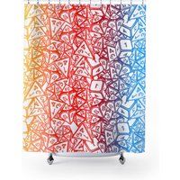 Duschvorhänge Würfel Art Dnd Geschenk Für W20 Spielleiter Abenteuer Rpg von RunicDice