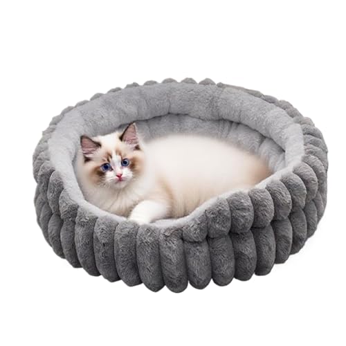 Runkoyea Kleines Hundebett - Rundes Katzenbett Für Hauskatzen,Plüsch Möbelmatte Wohlfühl Haustierzubehör Für Kitten Zuhause Wohnzimmer Schlafzimmer Runkoyea Kleines Hundebett - Rundes Katzenbett Für Hauskatzen,Plüsch Möbelmatte Wohlfühl Haustierzubehör Für Kitten Zuhause Wohnzimmer Schlafzimmer von Runkoyea